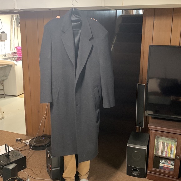 Lord & Taylor Men’s lamb wool pea coat - Picture 5 of 9